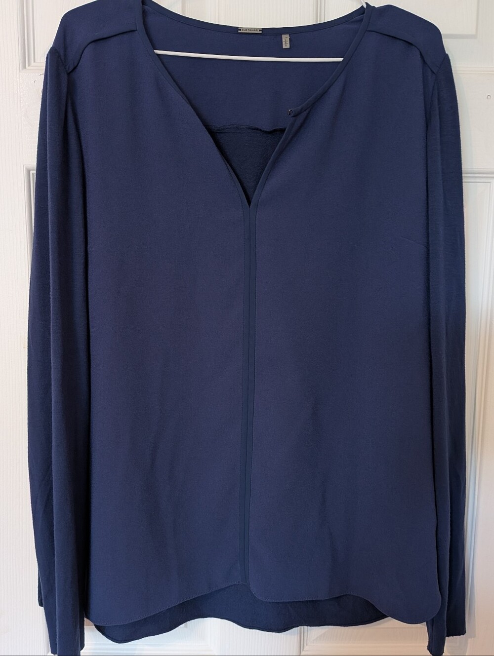 Elie Tahari Navy Lightweight Shirt